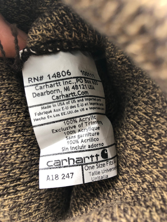 Preowned Brown Carhartt Beanie