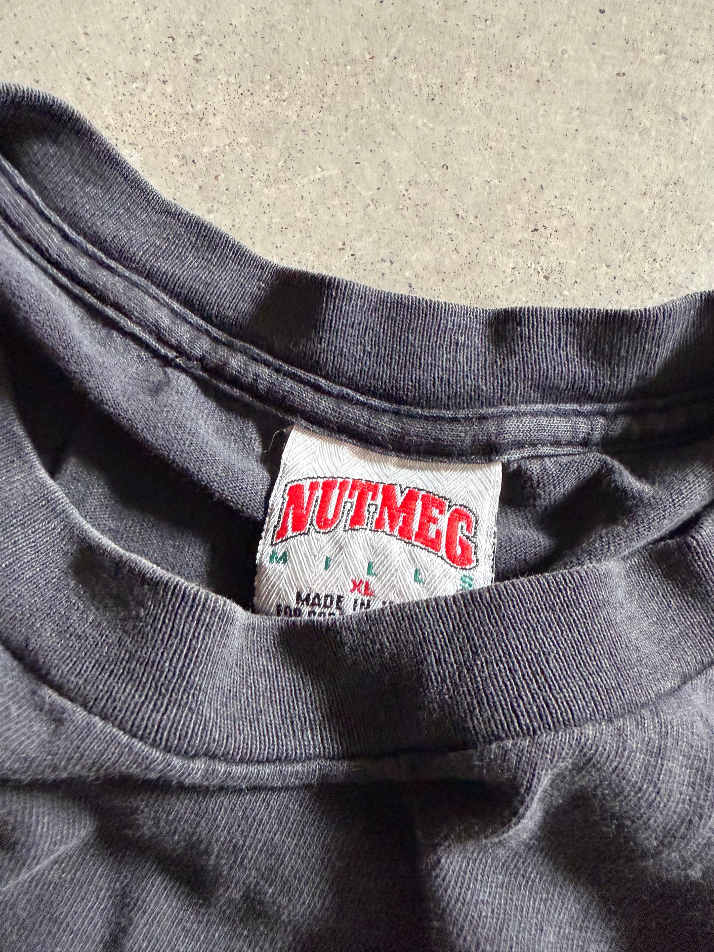 VTG Miami Dolphins Nutmeg Mascot Tee Sz XL