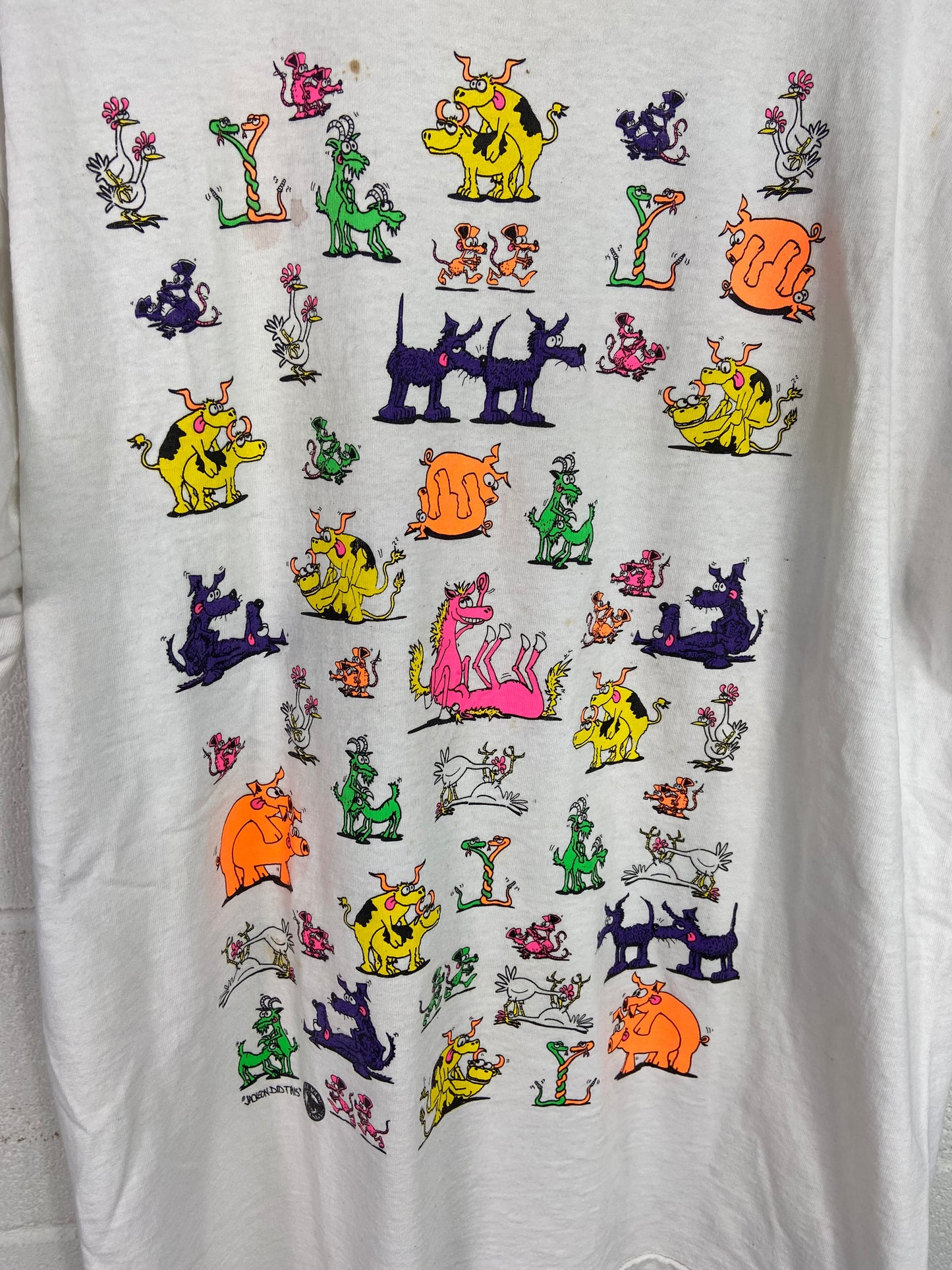 VTG Boning Jackson Did This Graphic Tee Sz L