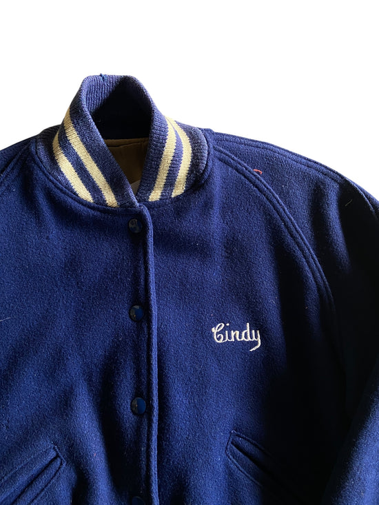 VTG Keyettes Varsity Jacket Sz Wmns M