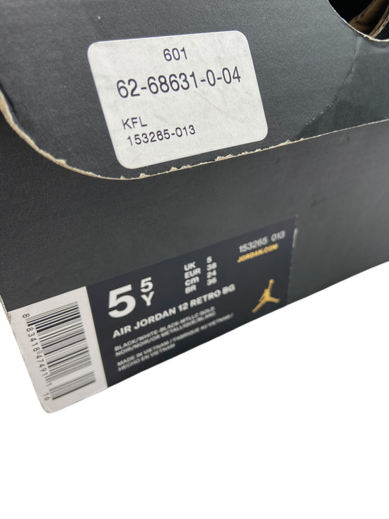 Preowned Air Jordan 12 Retro BG 'The Master' Sz 5.5y