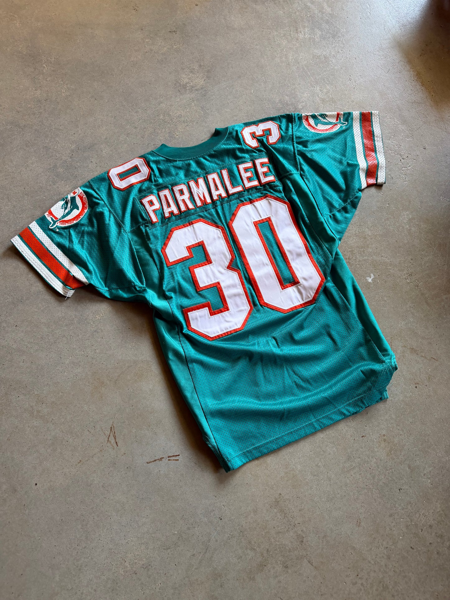 VTG Miami Dolphins Bernie Parmalee Wilson Proline Authentic Jersey Sz 46