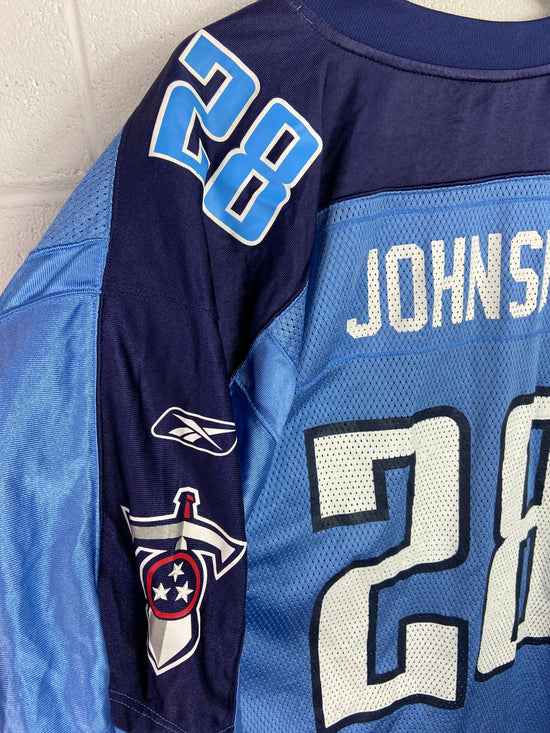 Y2K Tennessee Titans Reebok Chris Johnson #28 Jersey Sz XL