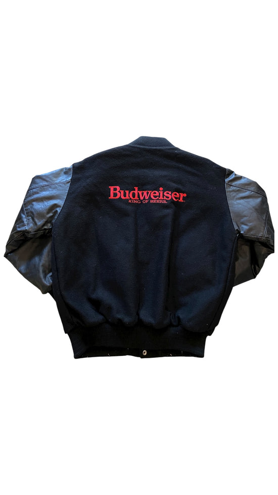 VTG Budweiser King Of Beers Varsity Jacket Sz Large