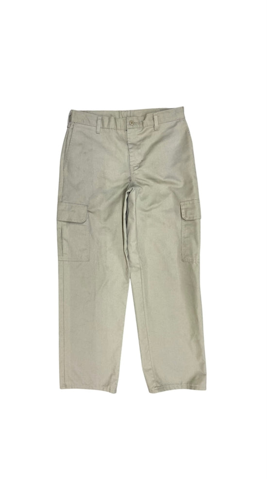 VTG Dickes Tan Cargo Chino Pants Sz 32x31