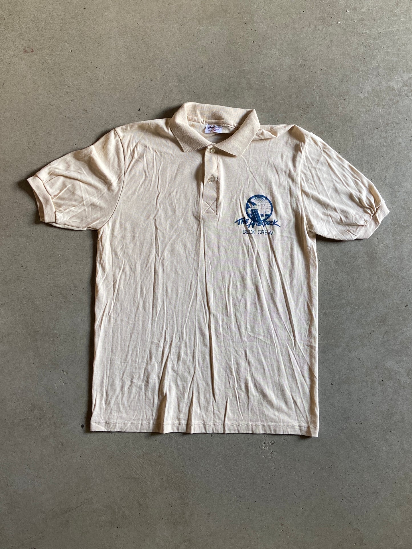 VTG Deck Crew Polo Shirt Sz M