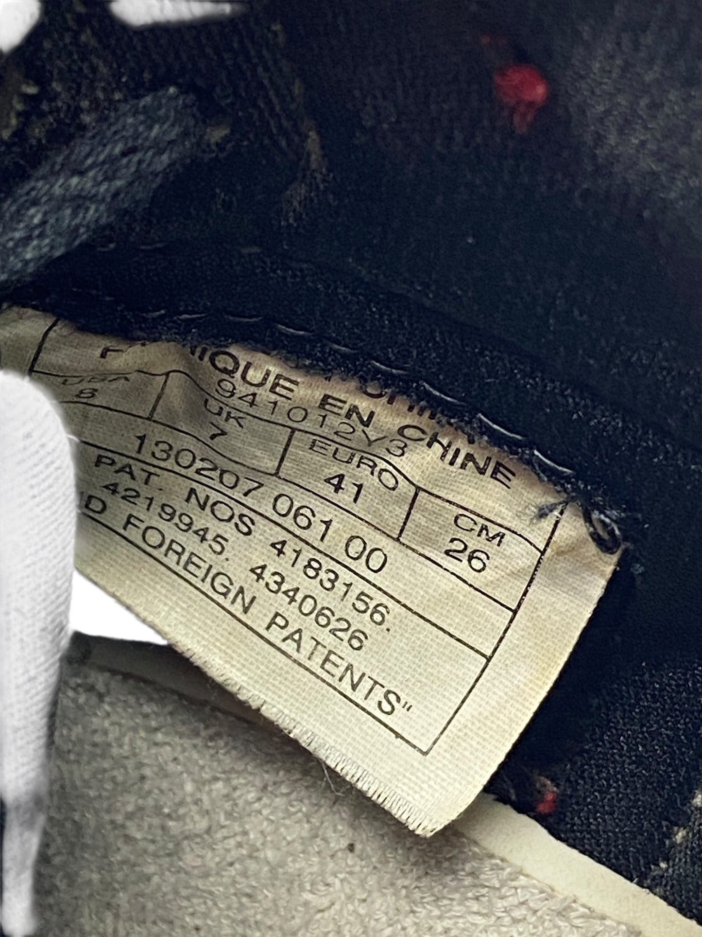 Preowned 1994 Air Jordan 1 "Bred" Sz 8M/9.5W