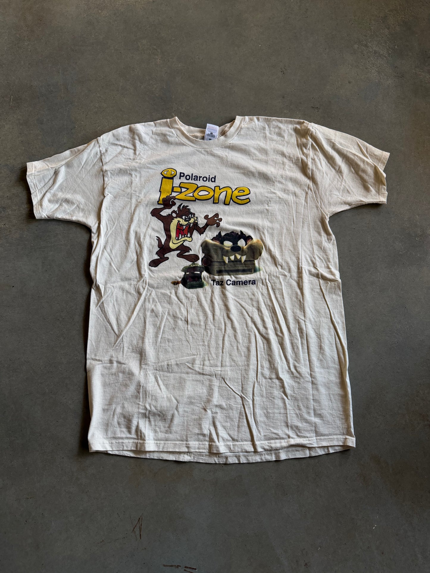 VTG Taz Camera Polaroid IZone Tee Sz 2XL