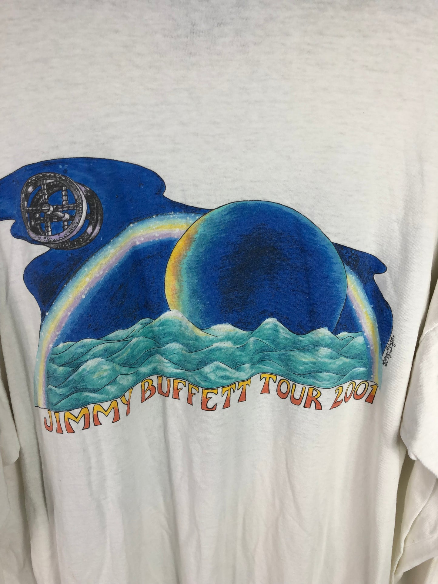 VTG 2001 Jimmy Buffet Beach Odyssey L/S Tee Sz XXL