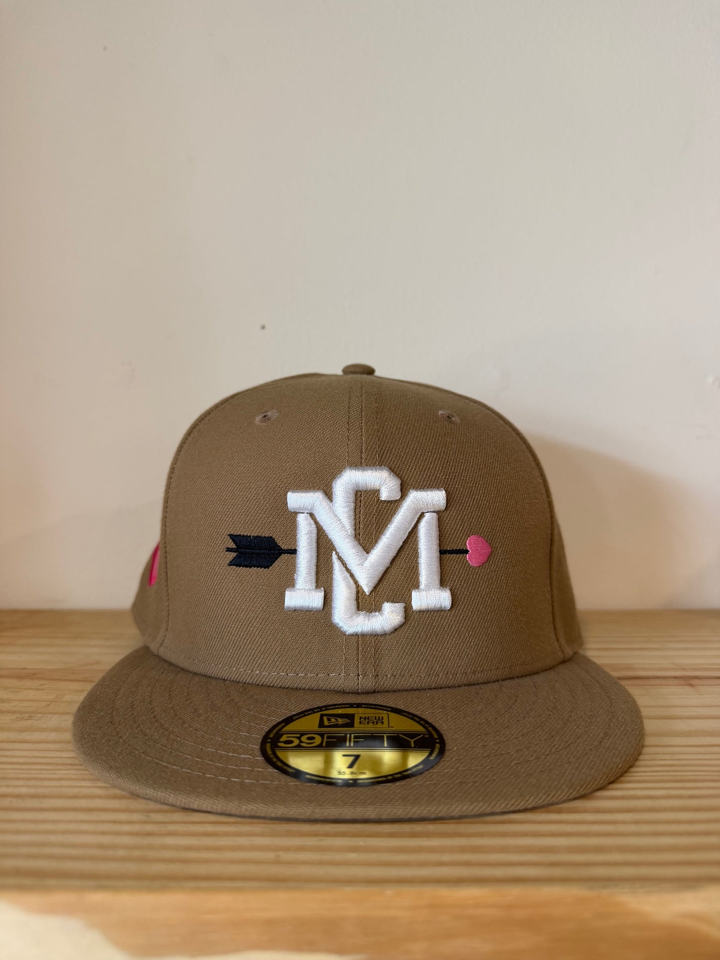 Music City Vintage Sweetheart Khaki Fitted Sz 7