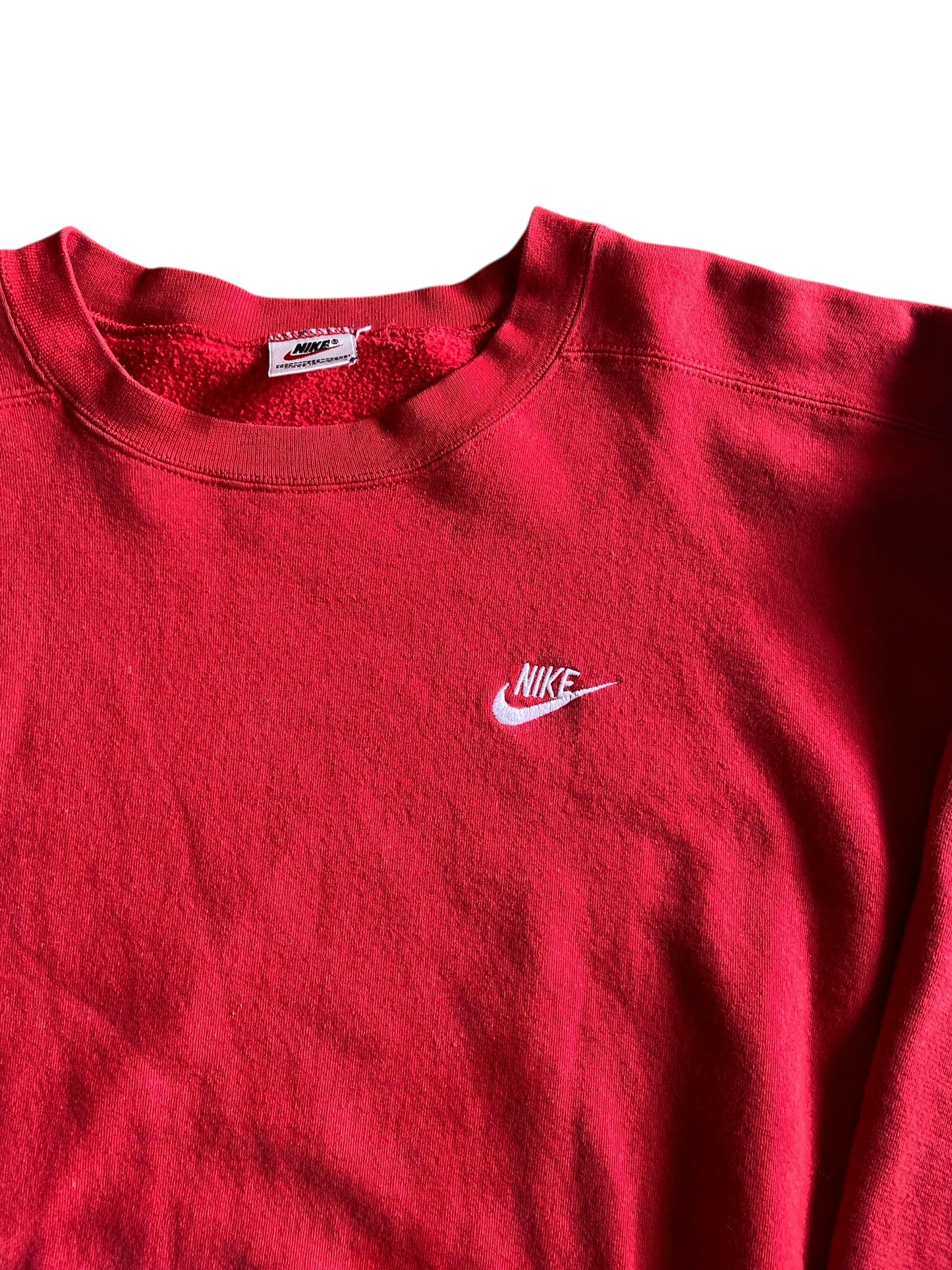 VTG Nike Red Sweatshirt Sz 2XL