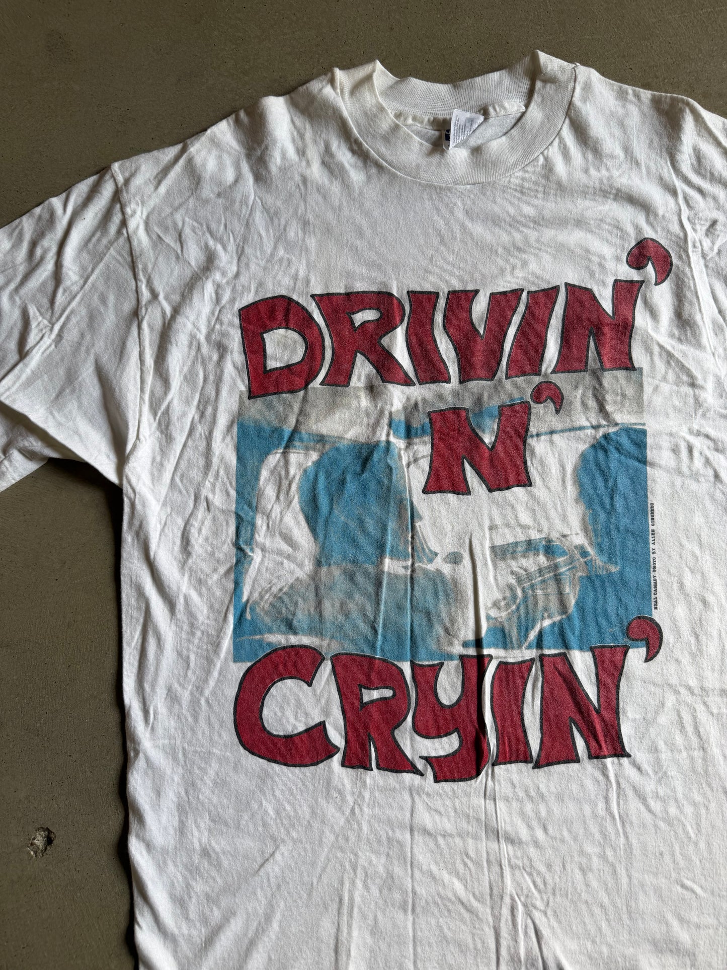 VTG 1992 Drivin N Cryin Around The Block Tour Tee Sz XL