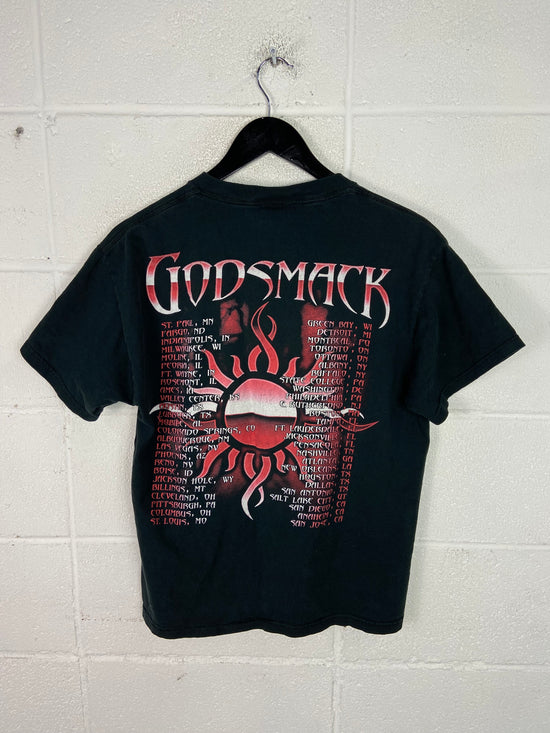 Y2K Godsmack Black Tour Tee Sz S/M