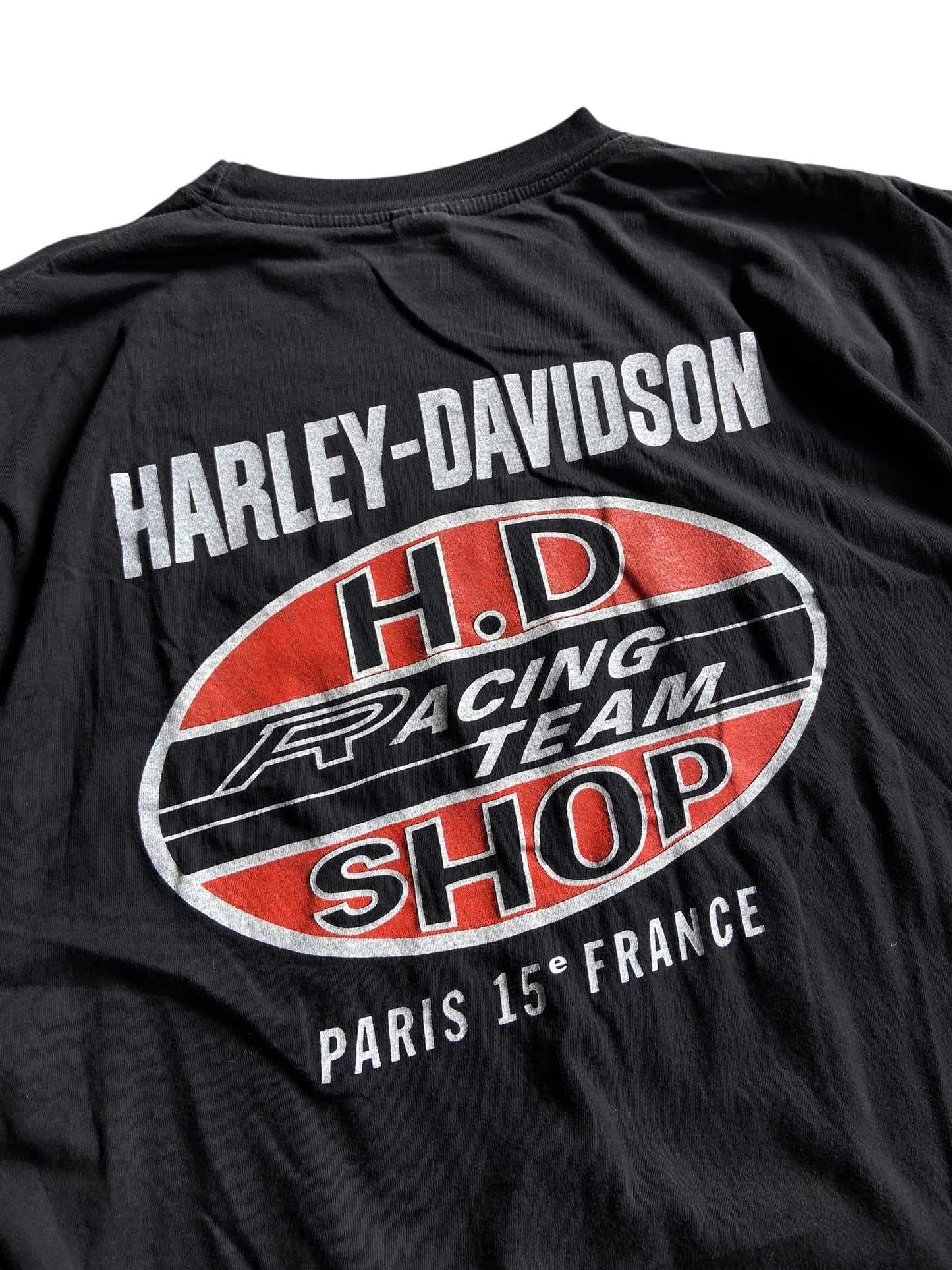 VTG Harley Davidson Racing Team Paris Tee Sz XL