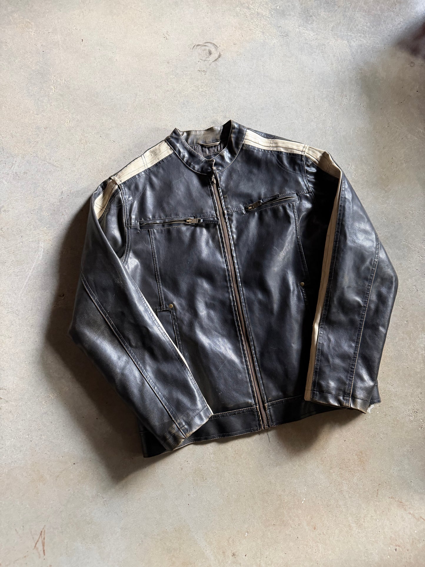Arizona Jean Co Leather Jacket Sz M