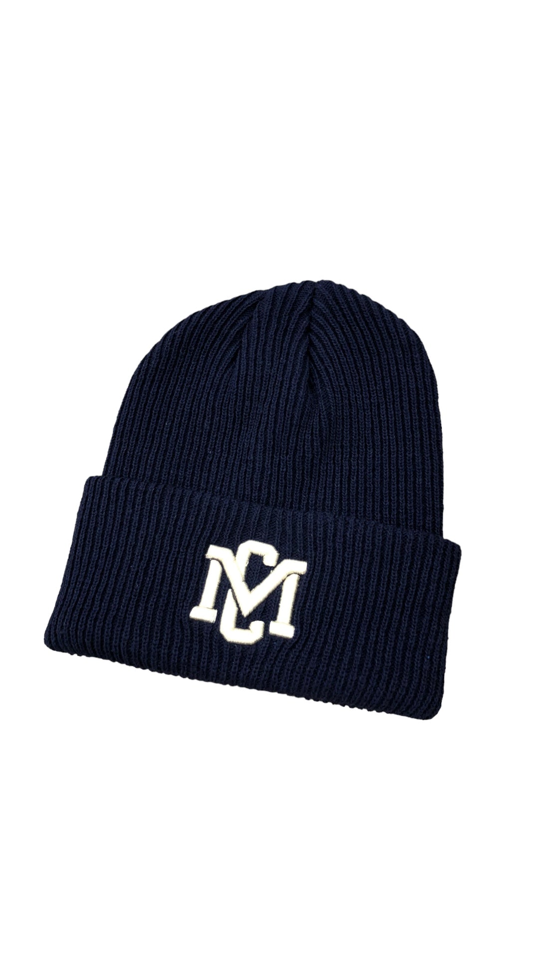 MCV Navy Ripped Premium Heavyweight Beanie