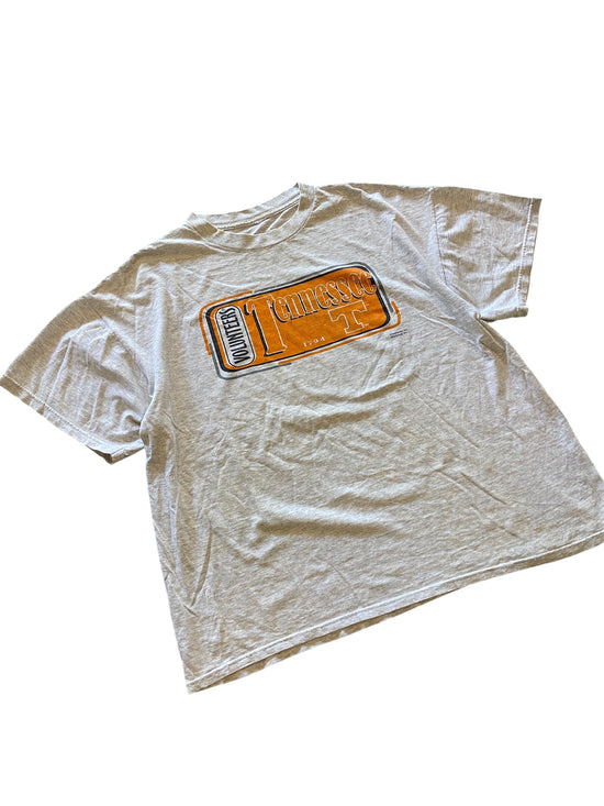 VTG Tennessee Vols Plate Tee Sz XXL