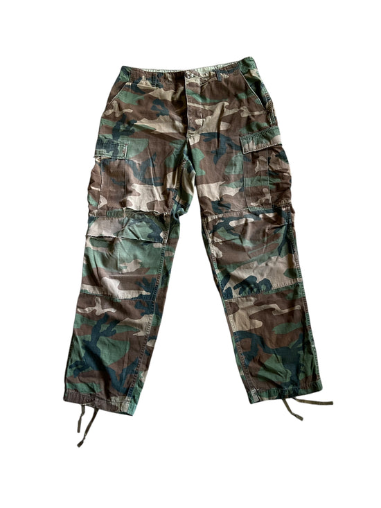 VTG Camo Army Pants Sz 36x32