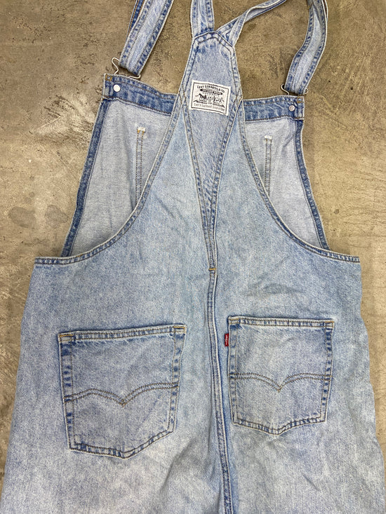 Y2K Levi's Light Wash Overalls Sz 34