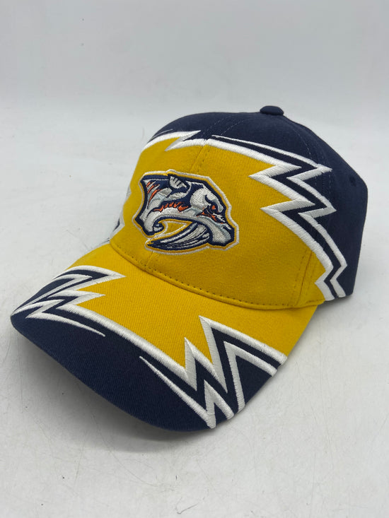 VTG Y2K Nashville Predators American Needle Hook And Loop Hat