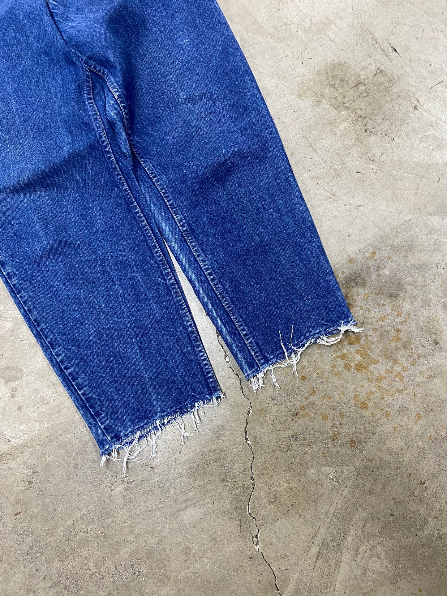 VTG 80s Orange Tab 550 Levi Denim Jeans Sz 36x27