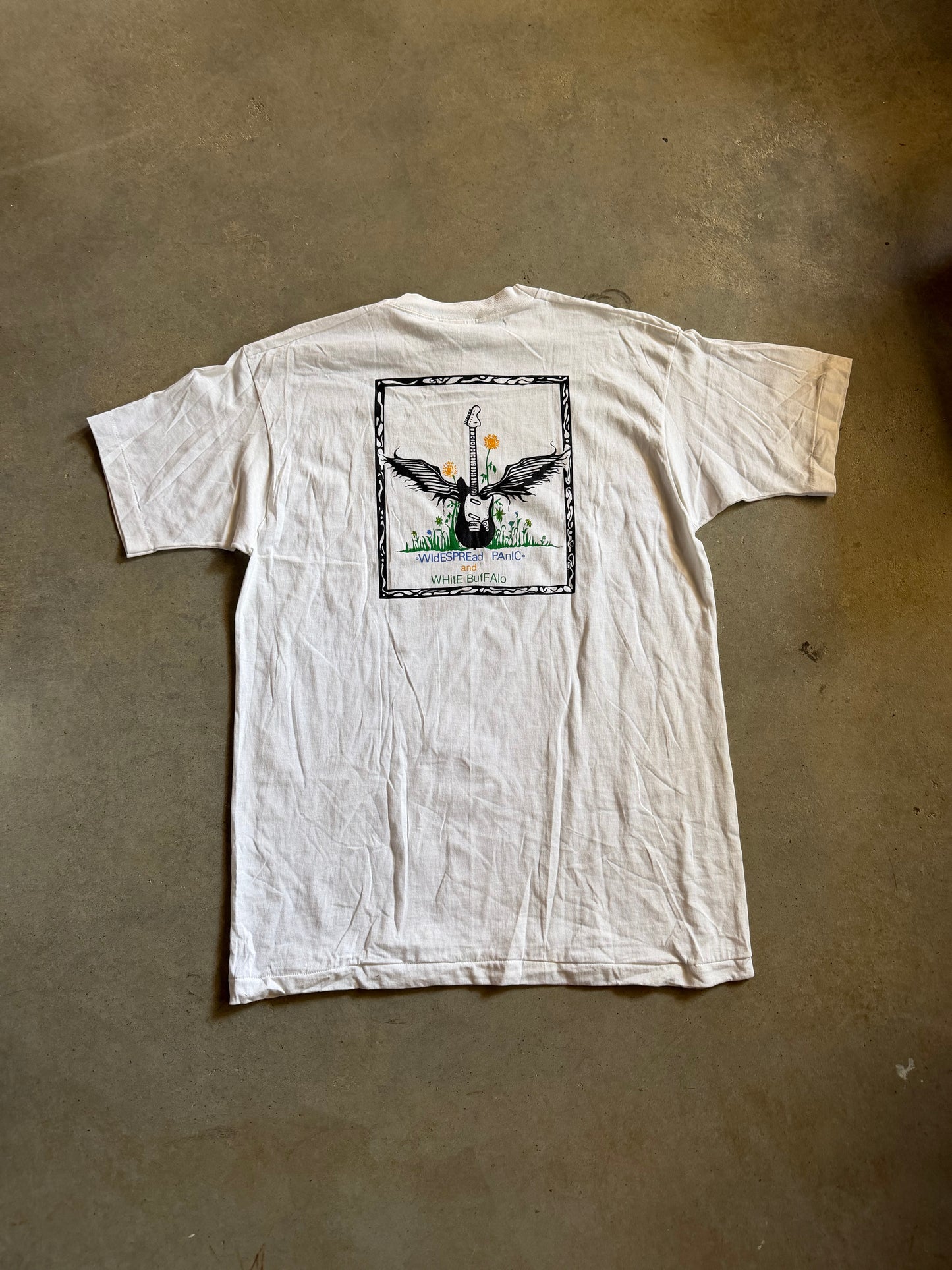 VTG Widespread Panic & White Buffalo Tee Sz XL
