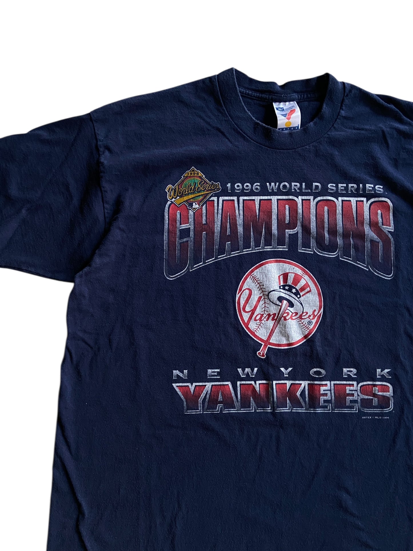 VTG New York Yankees 1996 World Series Tee Sz XL