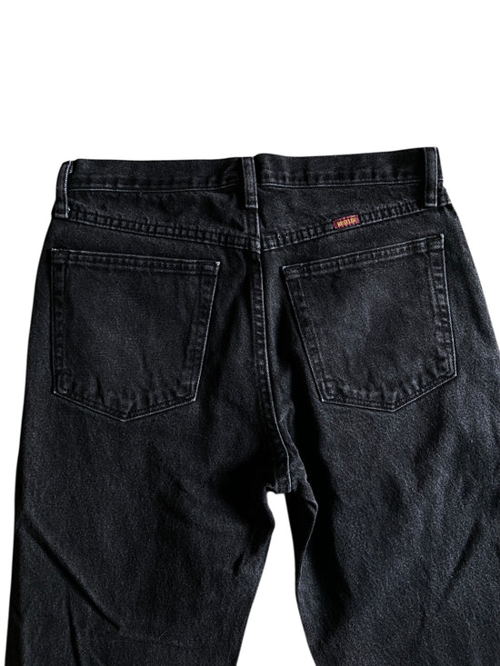 Y2K Rustler Black Wash Jeans Sz 32x32