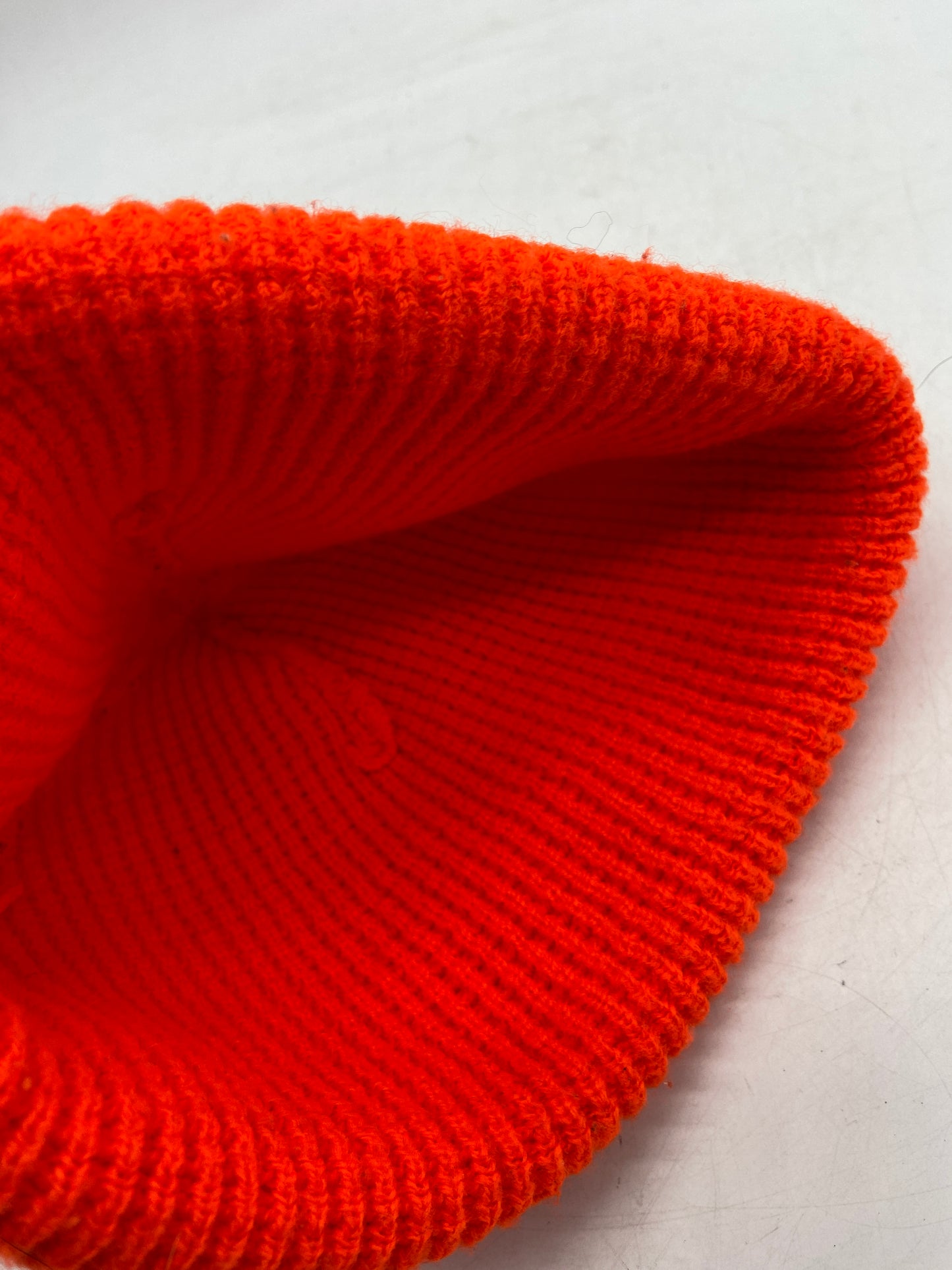 Highlight Orange Woven Beanie