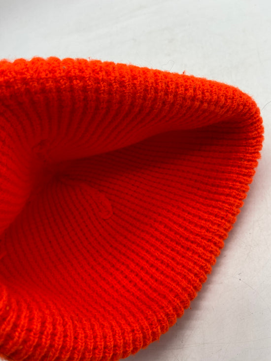 Highlight Orange Woven Beanie