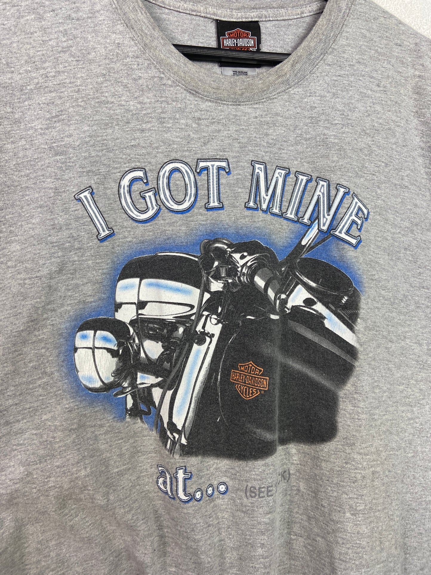 VTG Harley Davidson I Got Mine Cut Off Tee Sz 2XL