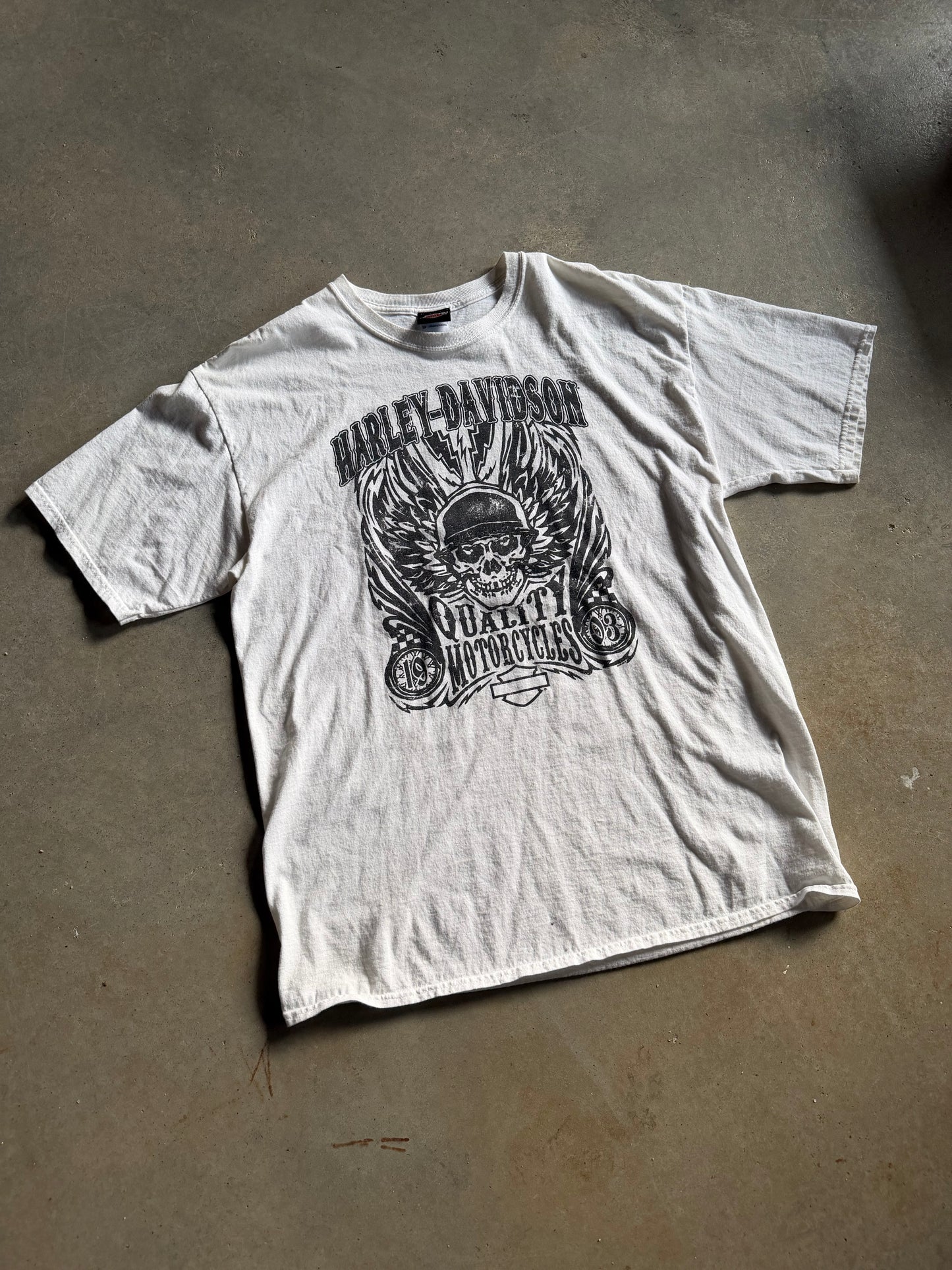 VTG Harley Davidson Skull Tee Sz XL