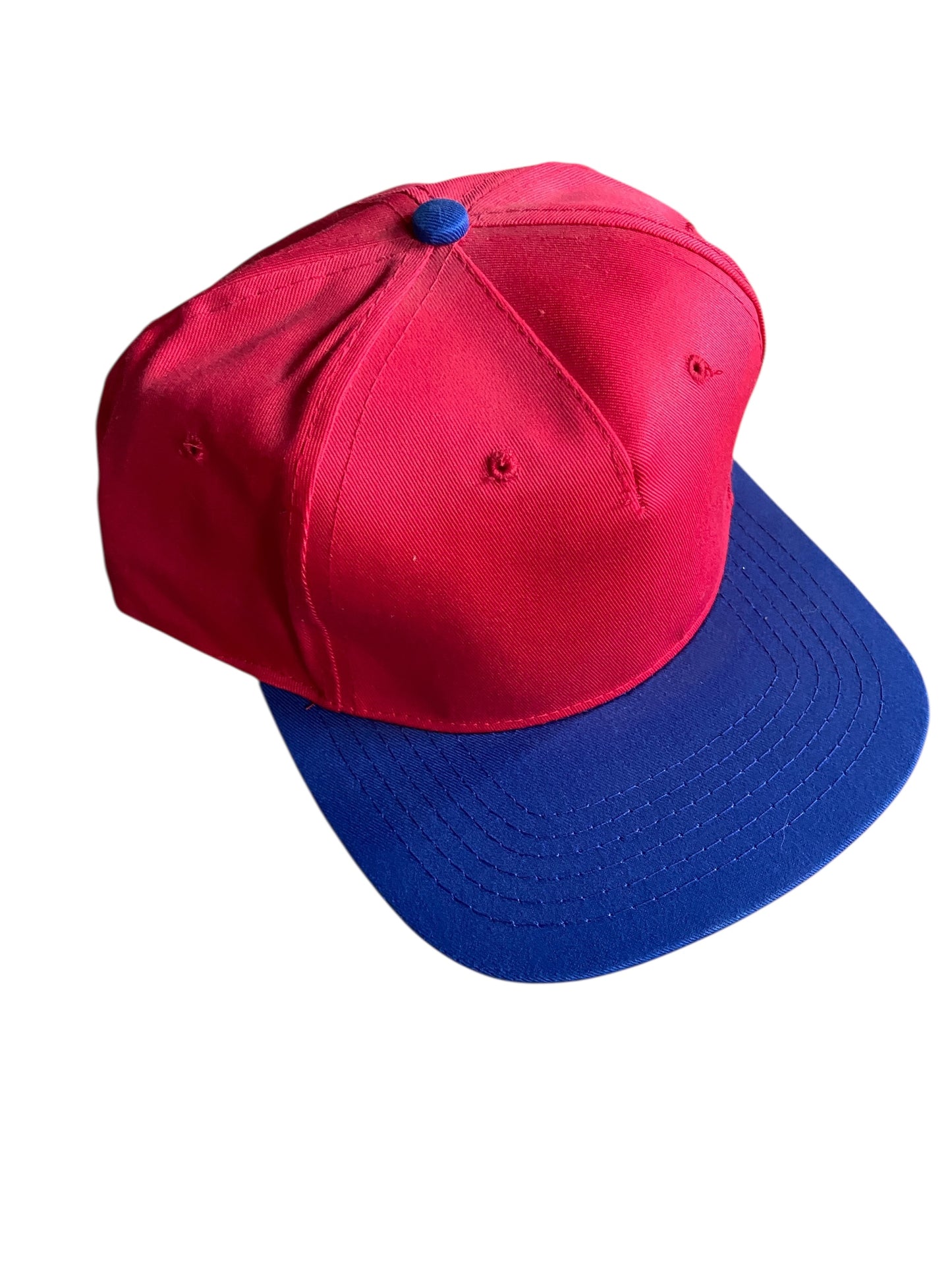 VTG Red/Blue AJM Blank Snapback Hat