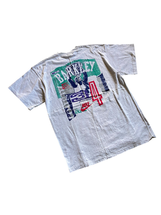 VTG Nike Grey Tag Charles Barkley Heather Grey Tee Sz XL