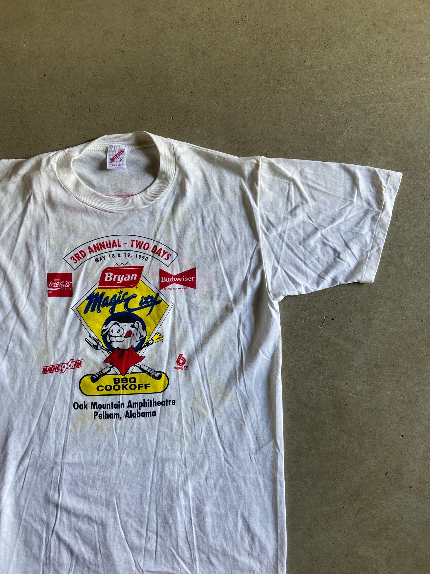 VTG Bryan Magic City BBQ Cookoff Tee Sz L/XL