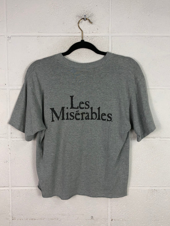 VTG Les Miserables Crop Tee Sz S