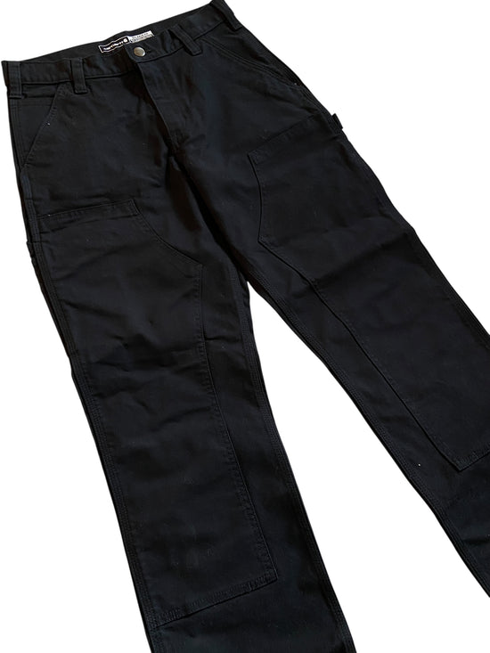 Carhartt Black Double Knee Work Pants Sz 32x30