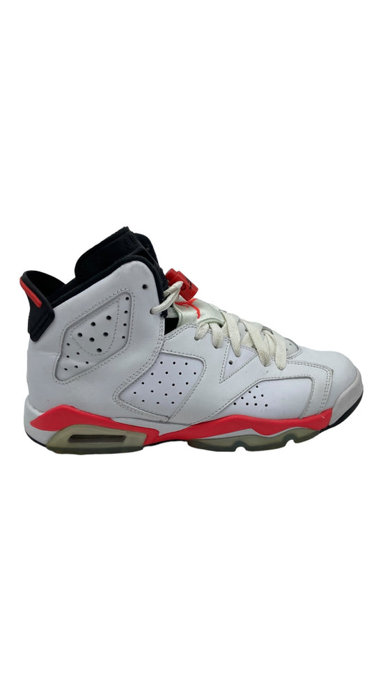 Preowned Jordan 6 Retro Infrared White (2014) (GS) Sz 5Y/6.5W