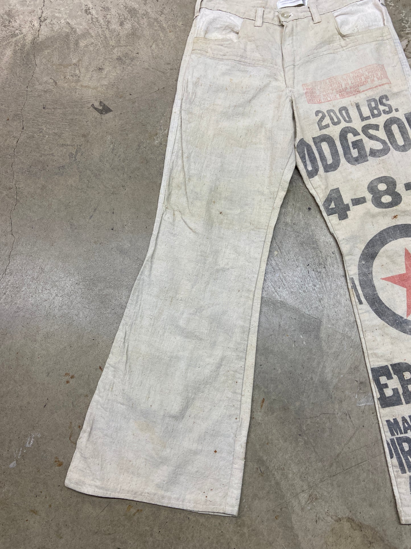 VTG Reworked Knapsack Pants by David Turner Sz 34x31