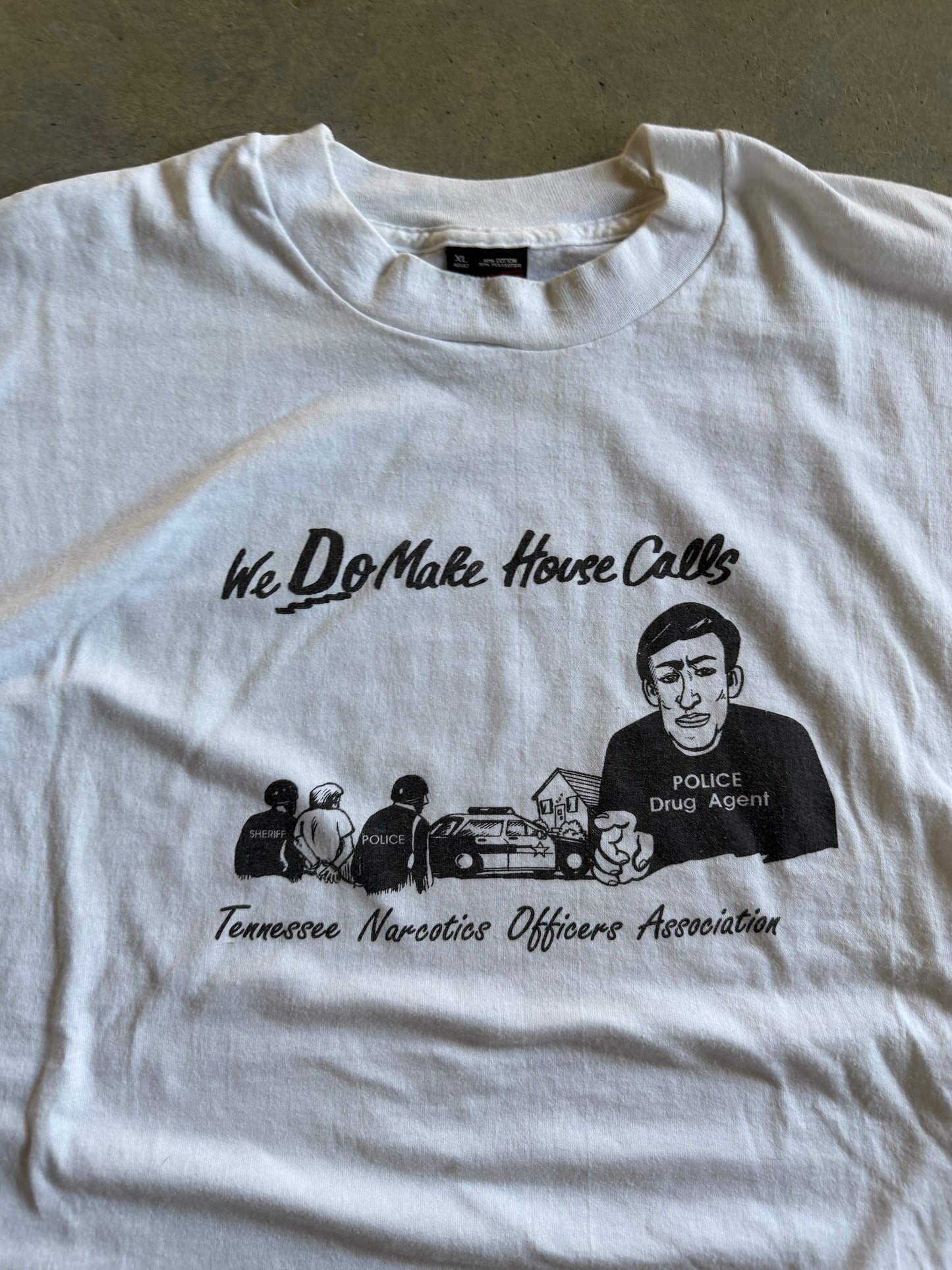 VTG TNOA We Do Make House Calls Tee Sz XL