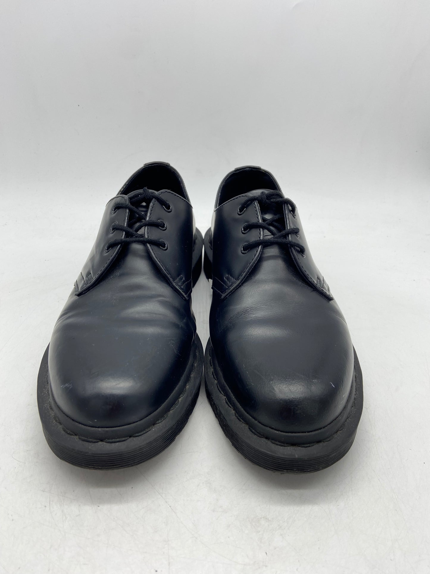 Dr. Martens Black 1461 Mono Smooth Leather Oxfords Sz 7W/5.5Y