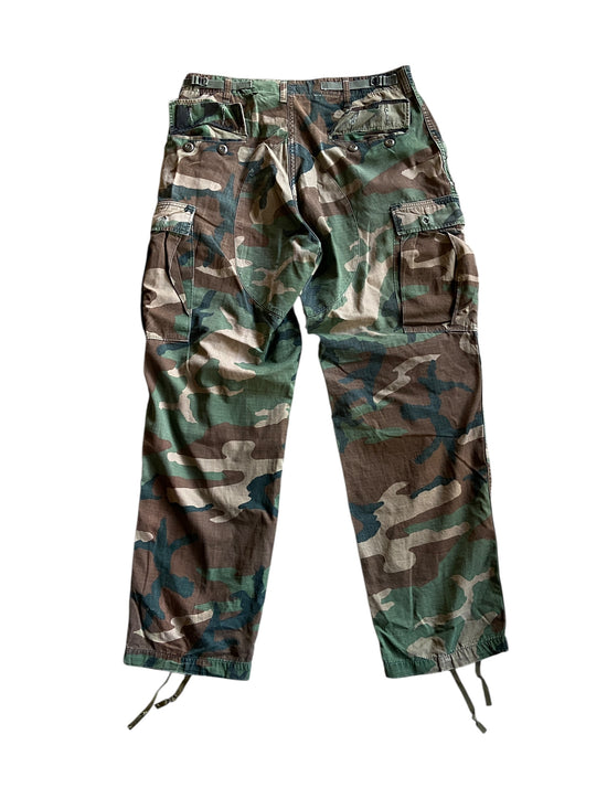VTG Camo Army Pants Sz 36x32