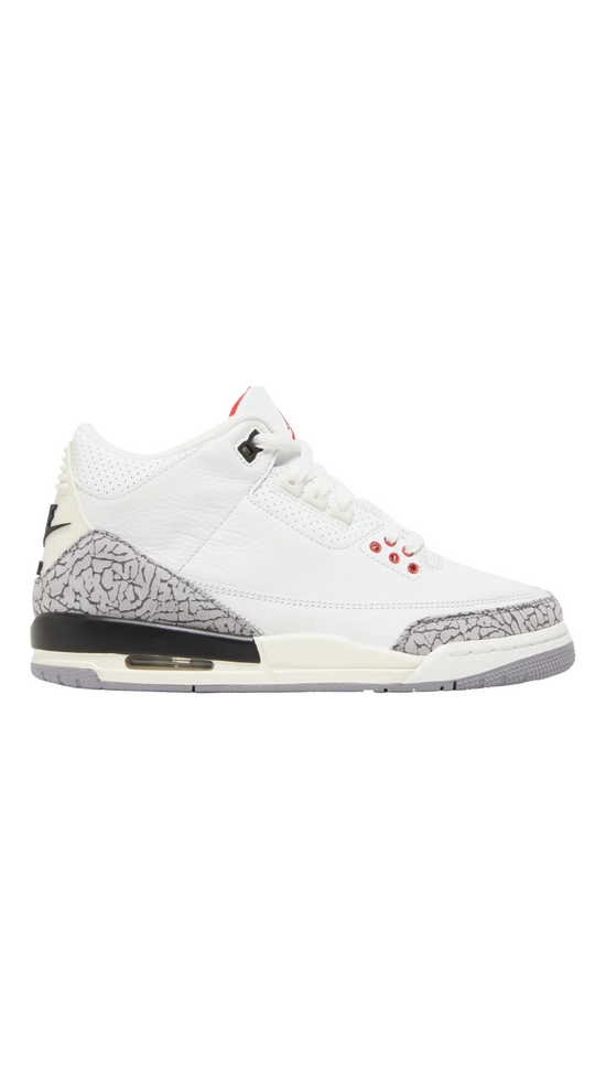 Air Jordan 3 Retro GS 'White Cement Reimagined' Sz 6.5Y/8W DM0967-100