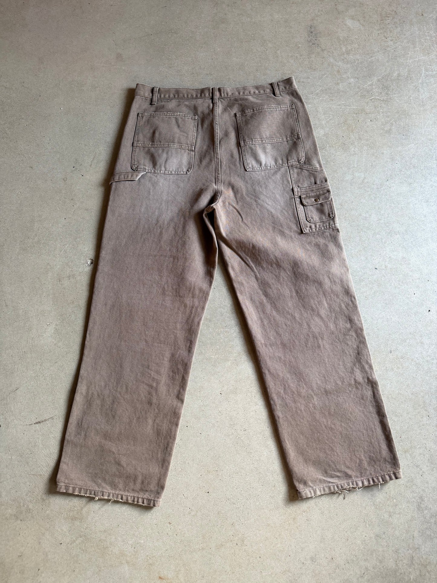 Elwood Brown Double Knee Light Brown Pants Sz 36x31