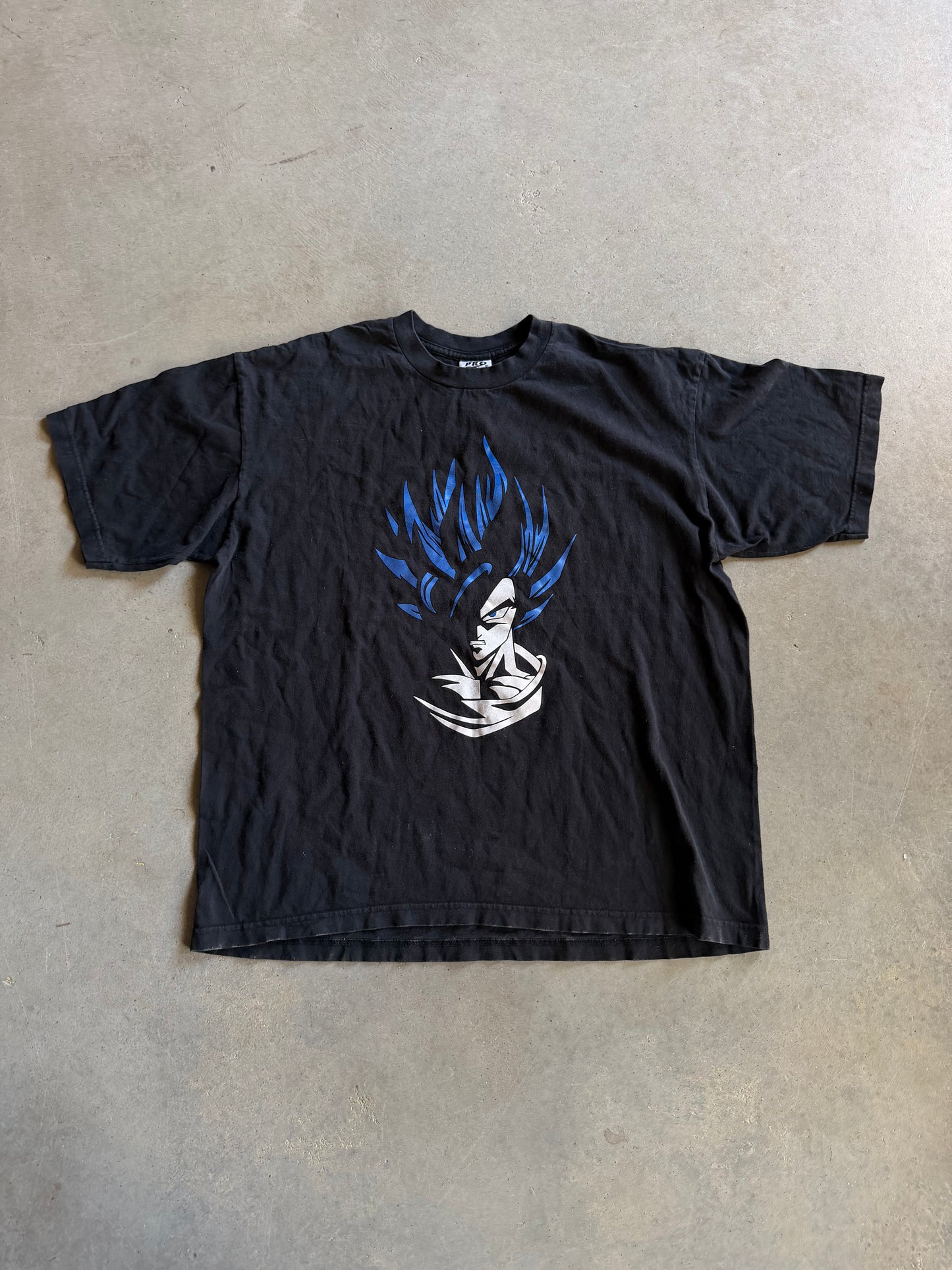 VTG Dragon Ball Z Blue Hair Tee Sz 2XL