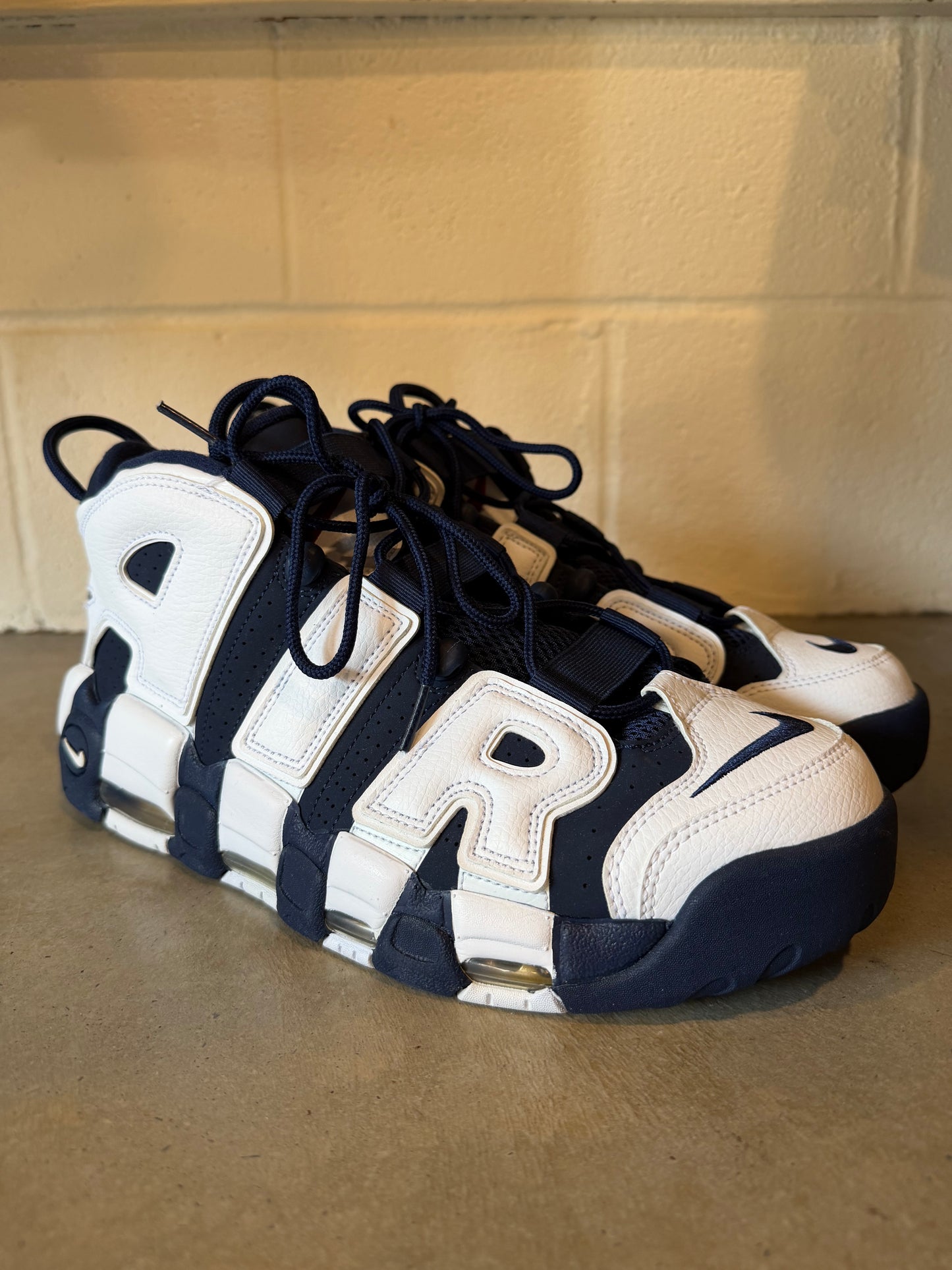 Preowned Nike Air Uptempo Olympic 2020 Sz 12M/13.5W