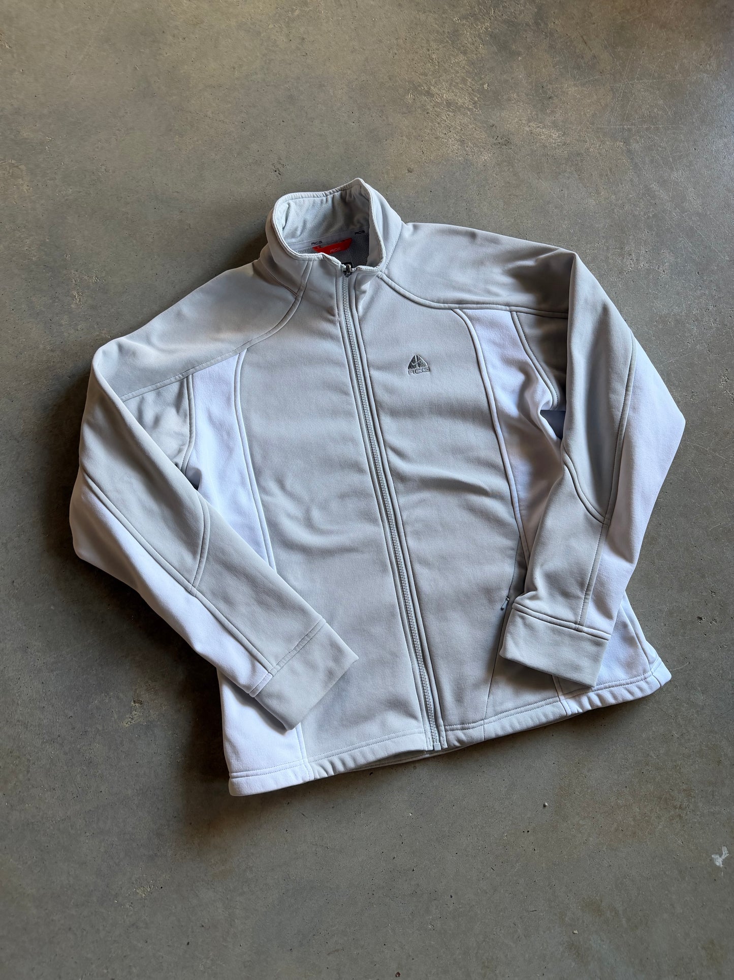 Y2K Nike ACG Grey Track Jacket Sz M