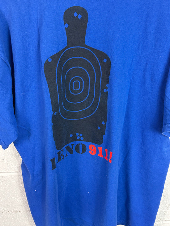 Y2K Reno 911 Finest Sitcom Tee Sz XL