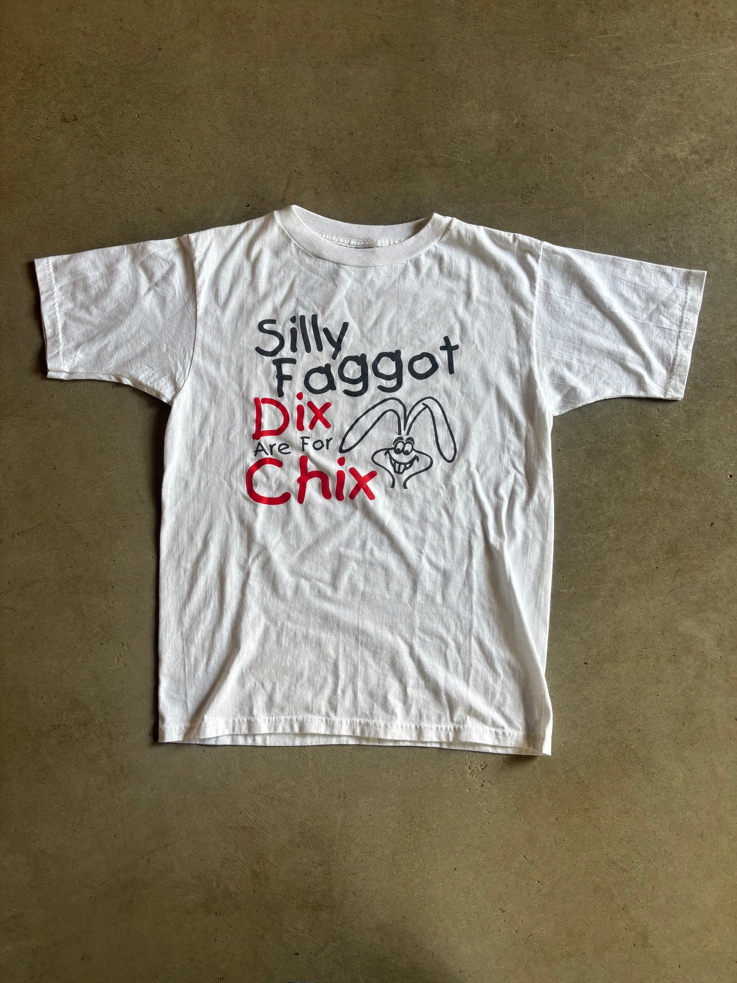 VTG Trix Bootleg "Dix are for Chix" Tee Sz L