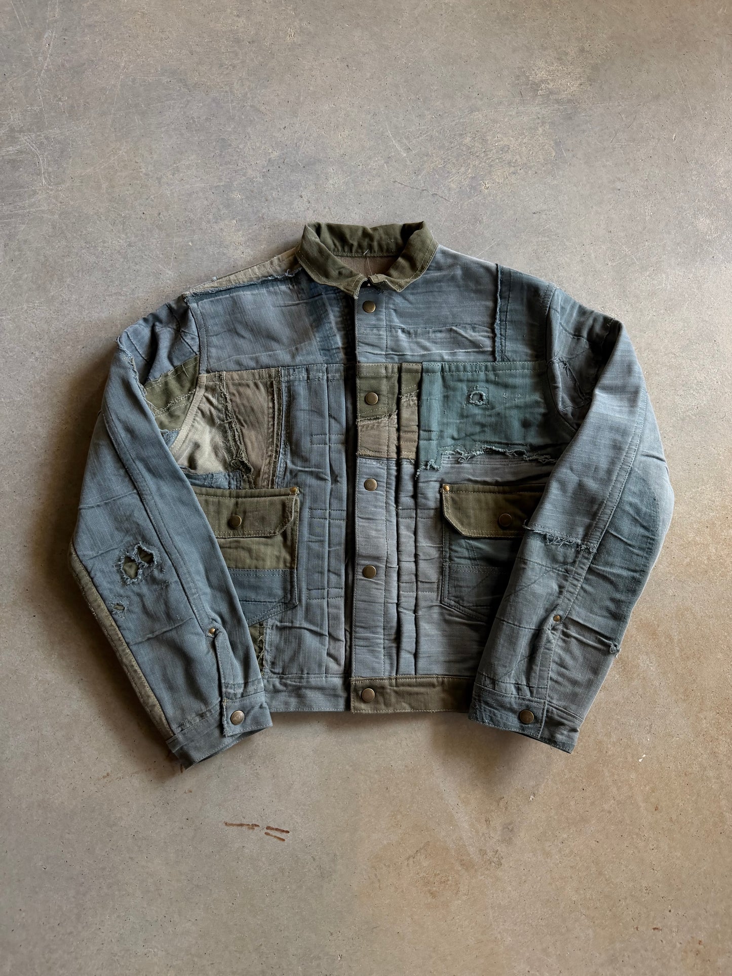 Reworked david turner Hot Crust Zombie Type 2 Jacket Sz M